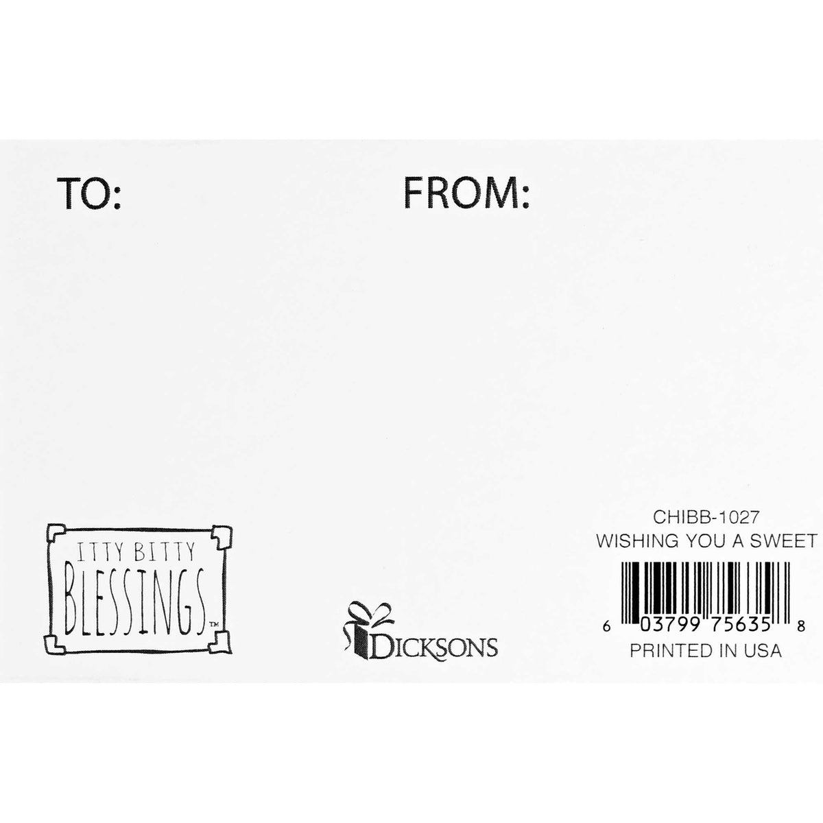 Itty Bitty Wishing You A Sweet Christmas by Dicksons, product view 2