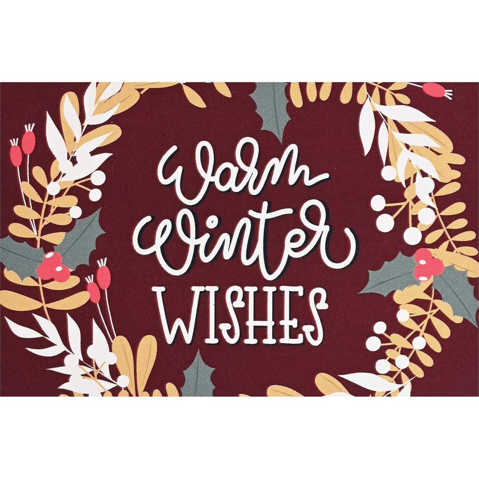 Itty Bitty Foliage Warm Winter Wishes by Dicksons