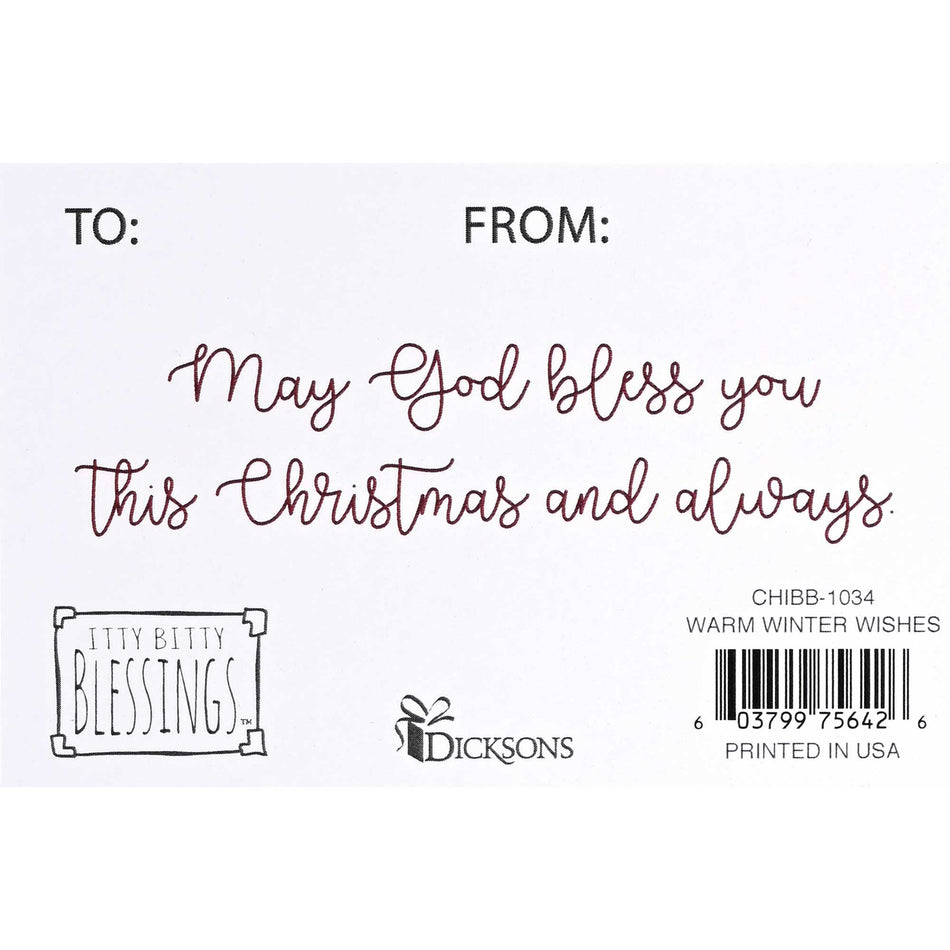 Itty Bitty Foliage Warm Winter Wishes by Dicksons, product view 2