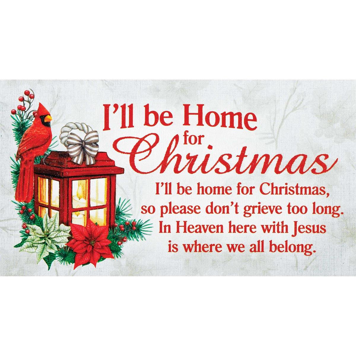 Magnet Be Home For Christmas 5x2.75 by Dicksons