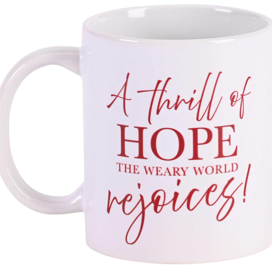Mug A Thrill Red Nativity Ceramic 11 Oz by Dicksons
