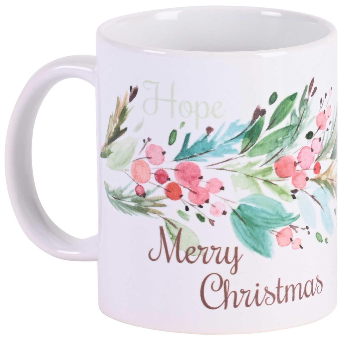 Mug Elegant Floral Merry Ceramic 11 Oz by Dicksons