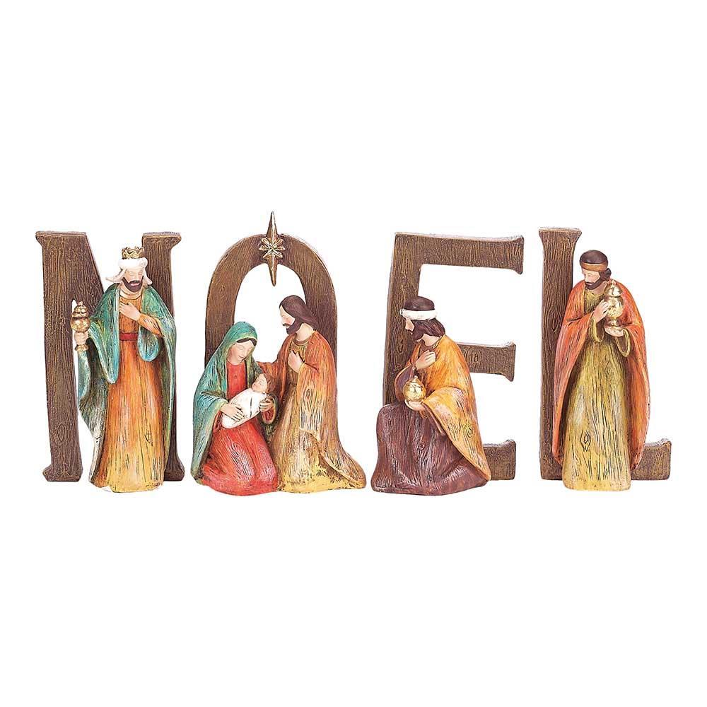 Nativity Set Noel 4-Piece 7in by Dicksons