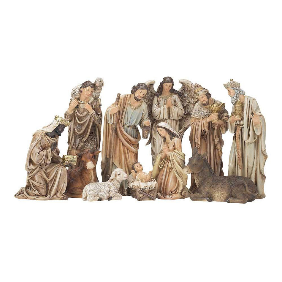 Nativity Set Neutral 11-Piece 12in by Dicksons
