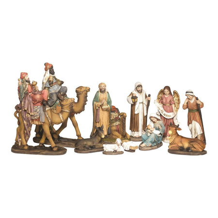 Nativity Set Colorful/Camels 11-Piece 8H by Dicksons