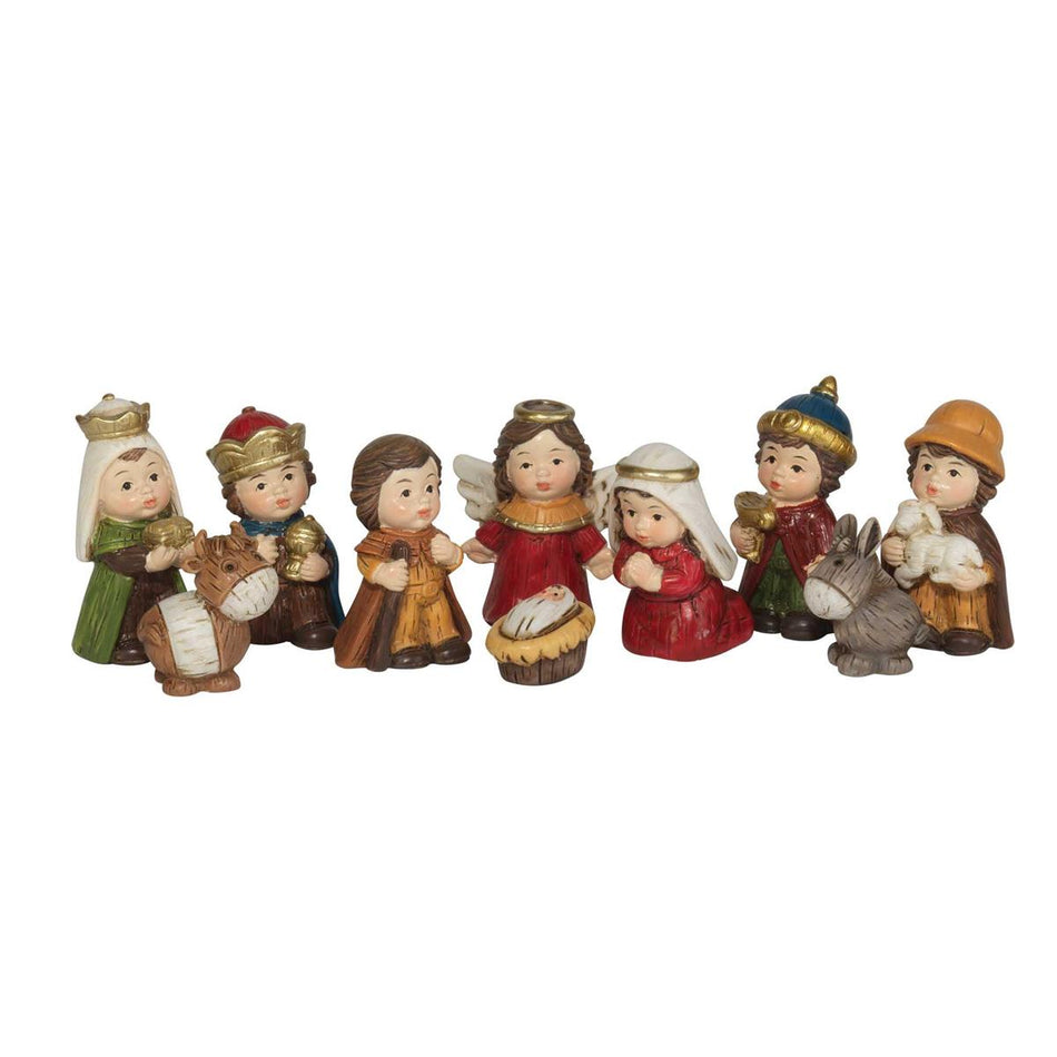 Nativity Set Childrens 10-Piece 1.75in by Dicksons