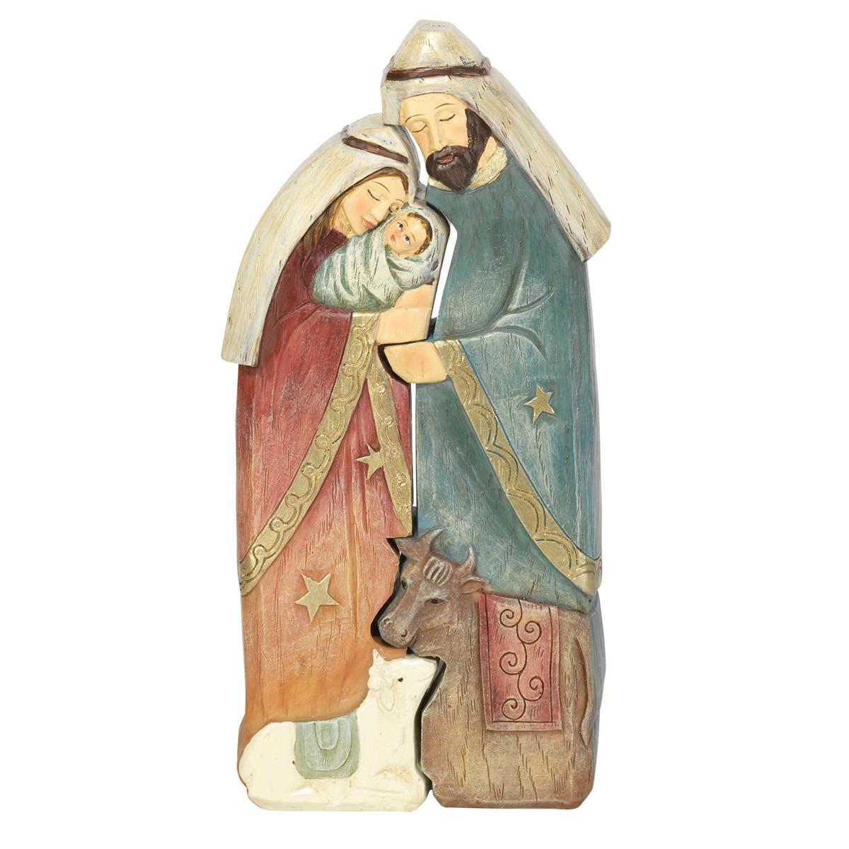 Nativity Set Nested Holy Family 2Pc 8in by Dicksons