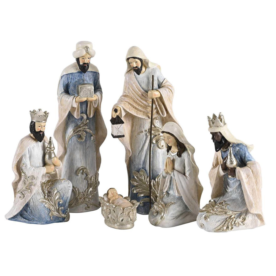 Nativity Holy Family Wisemen Gifts 9.75H by Dicksons