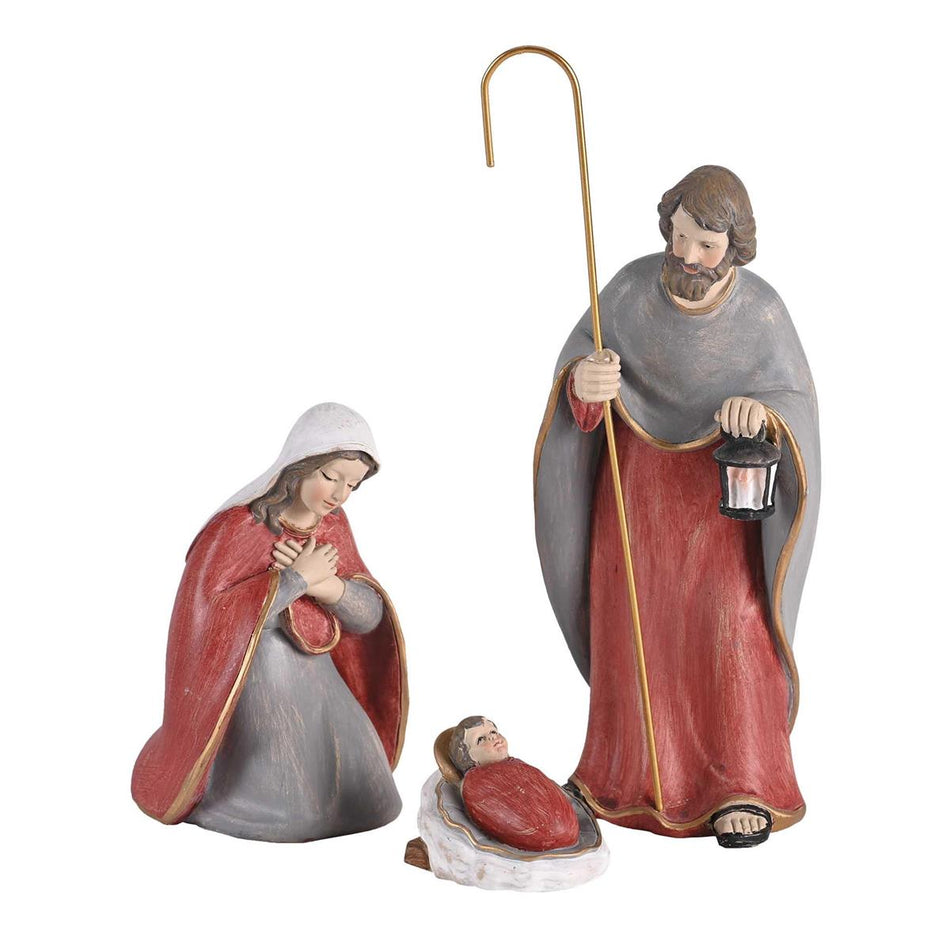 Nativity Holy Family Lantern Staff 7H by Dicksons