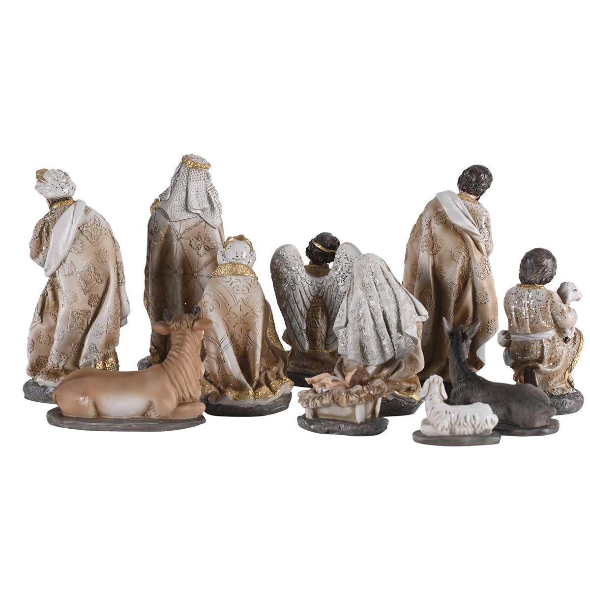 Nativity Holy Family Glitter Finish 5.5H by Dicksons, product view 3