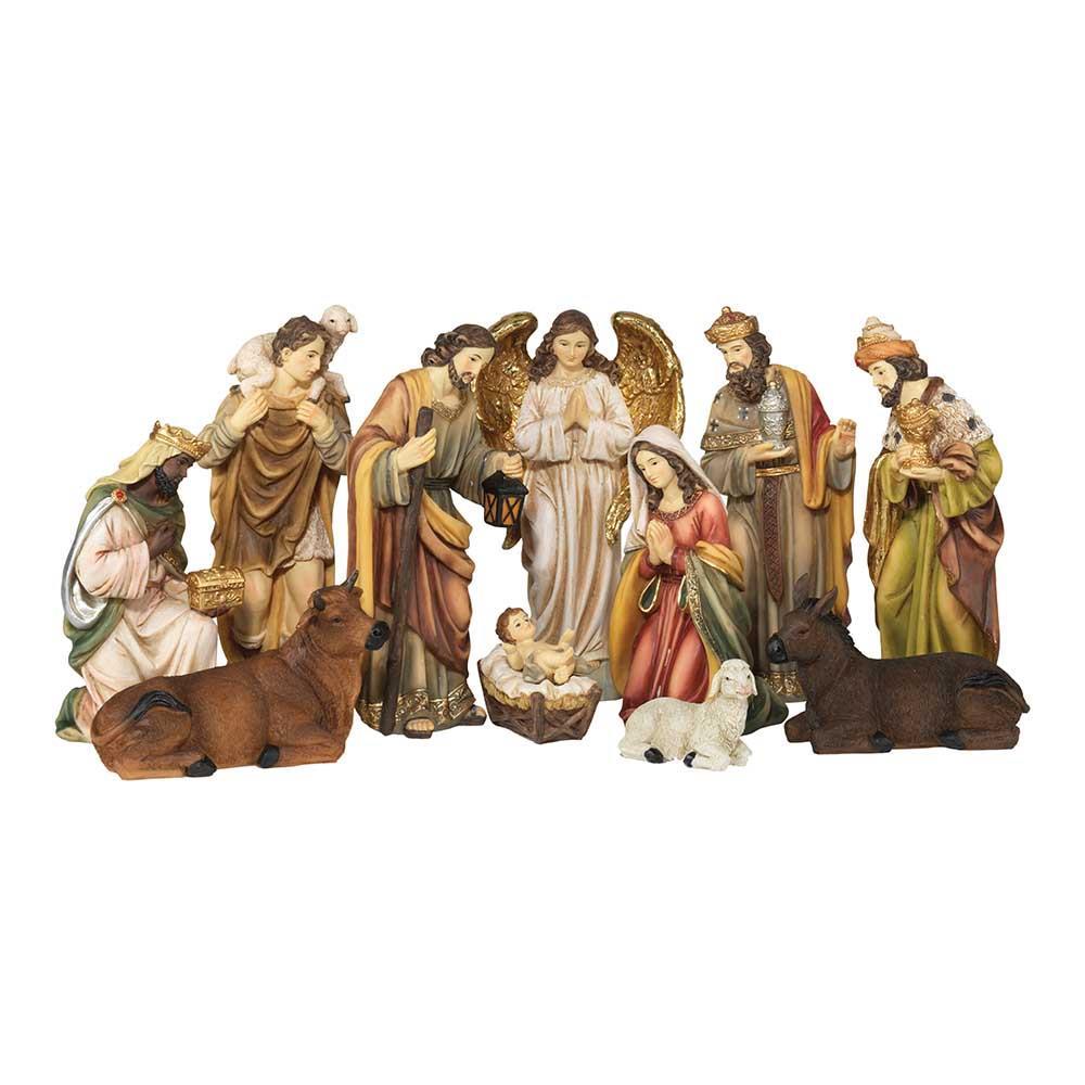 Christmas 11 Piece Trad Nativity 7.5"H by Dicksons