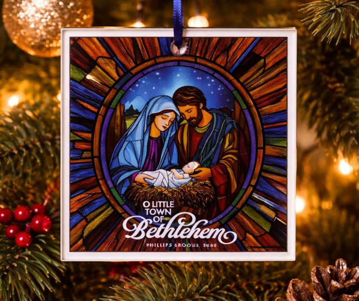 Ornament Nativity Little Town Bethlehem by Dicksons, product view 2