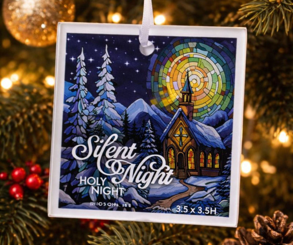 Ornament Silent Night Church Scene by Dicksons, product view 2