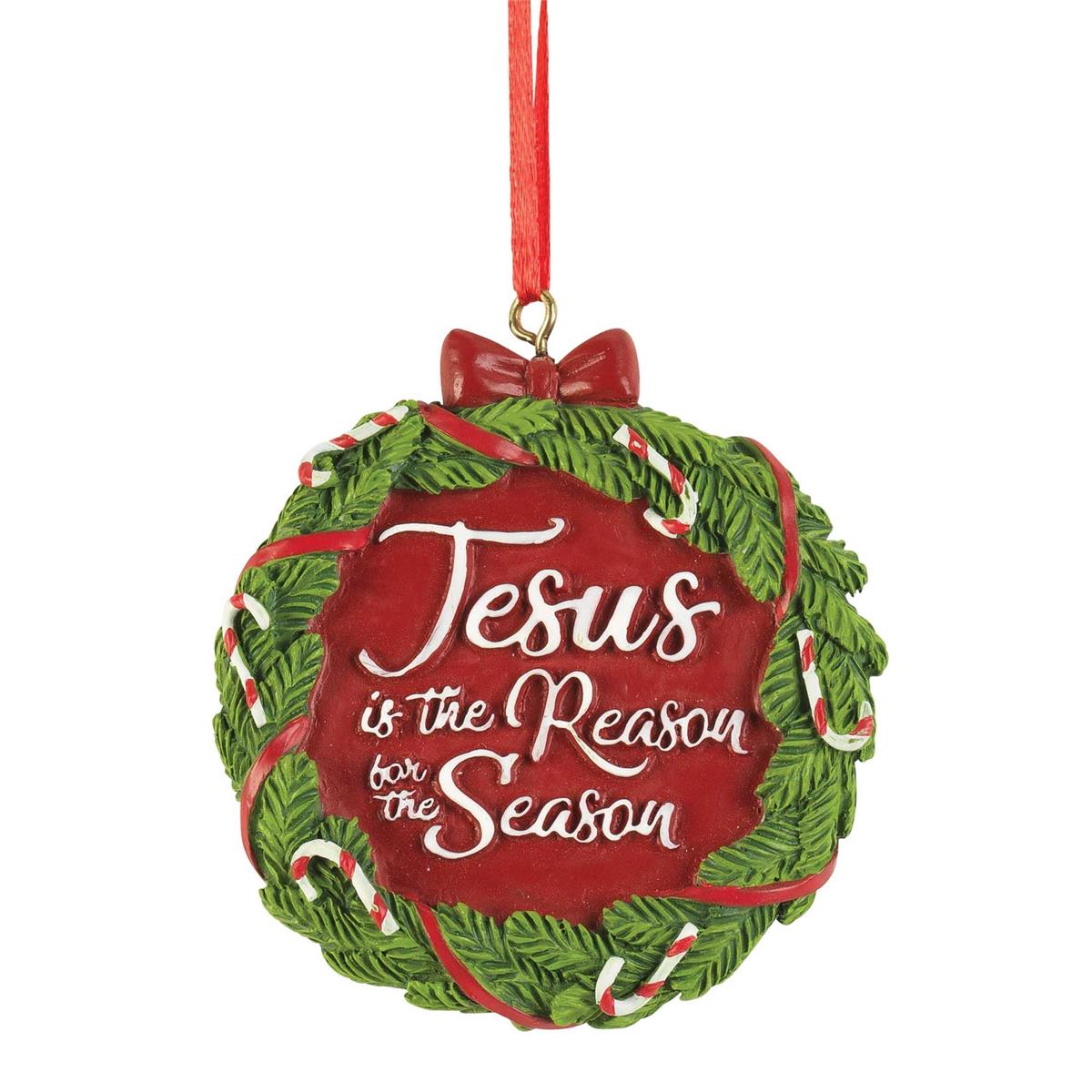 Jesus Is the Reason Resin Ornament 3"H by Dicksons