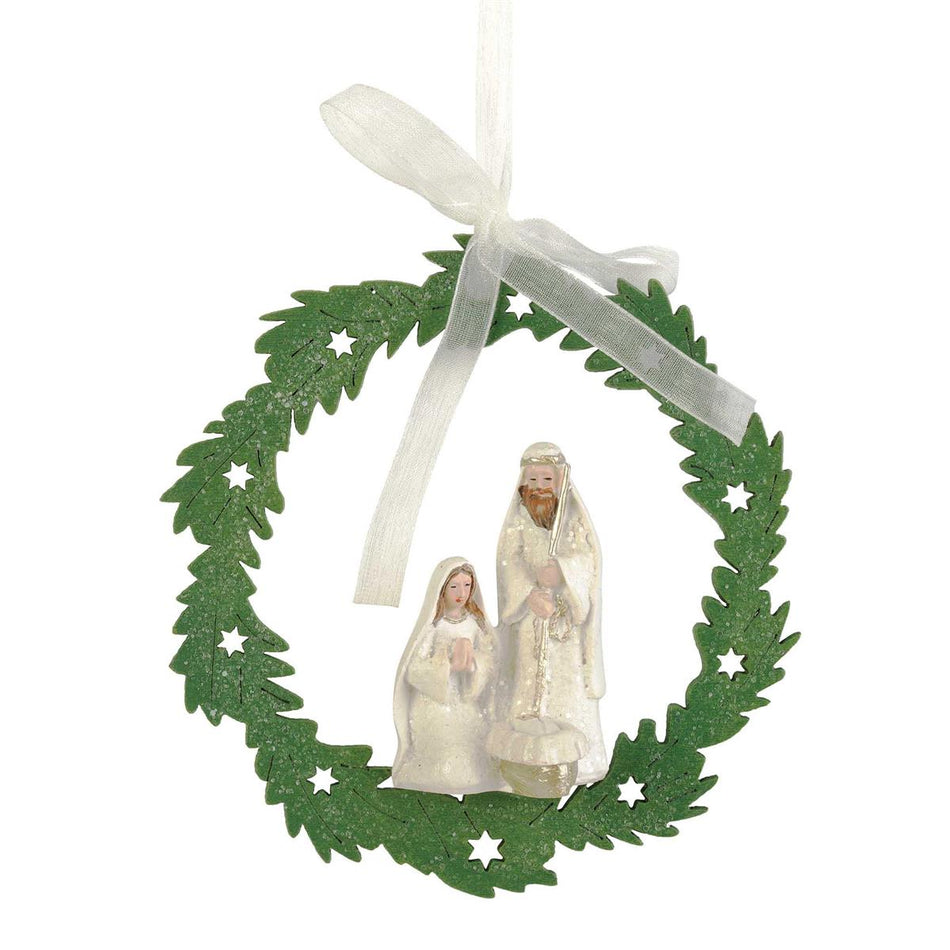 Holy Family in Wreath Ornament 4" by Dicksons