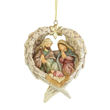 Holy Family in Wings Ornament 4" by Dicksons