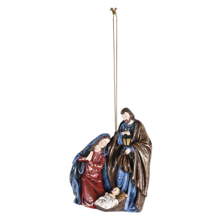 Decorative Holiday Hanging Christmas Tree Ornament 3.25 x 4.25 Inch Resin Holy by Dicksons
