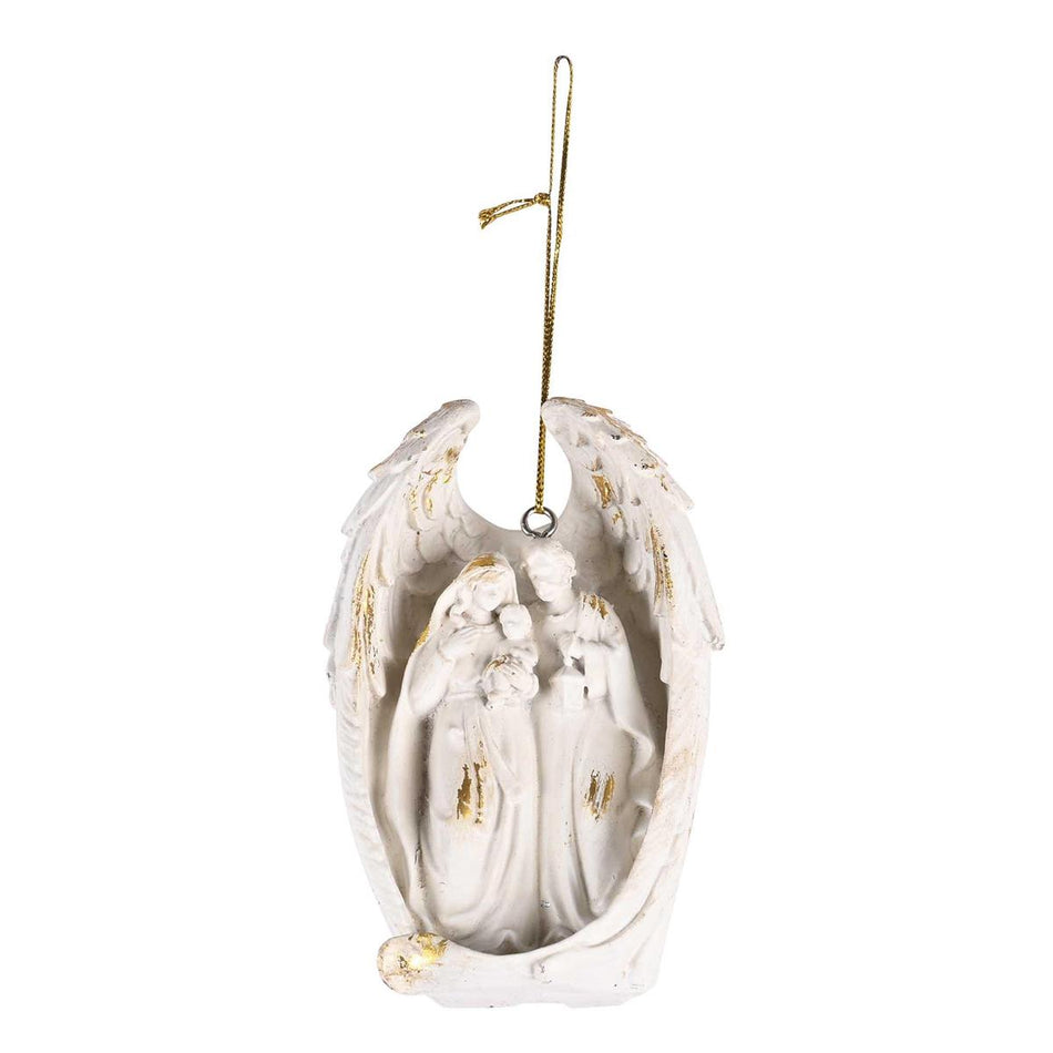 Ornament Holy Family In Angel Wings by Dicksons