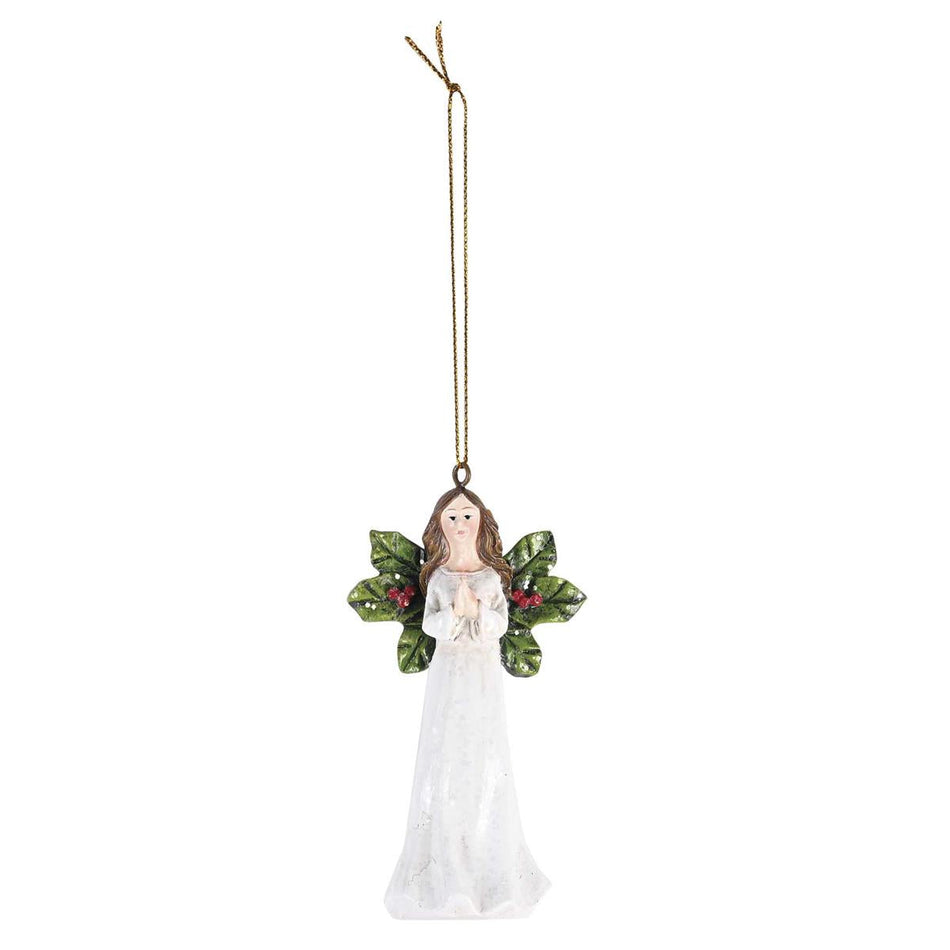 Decorative Holiday Hanging Christmas Tree Ornament 2 x 4 Inch Resin Praying by Dicksons