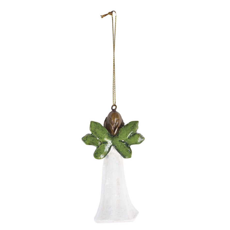 Decorative Holiday Hanging Christmas Tree Ornament 2 x 4 Inch Resin Angel by Dicksons, product view 2