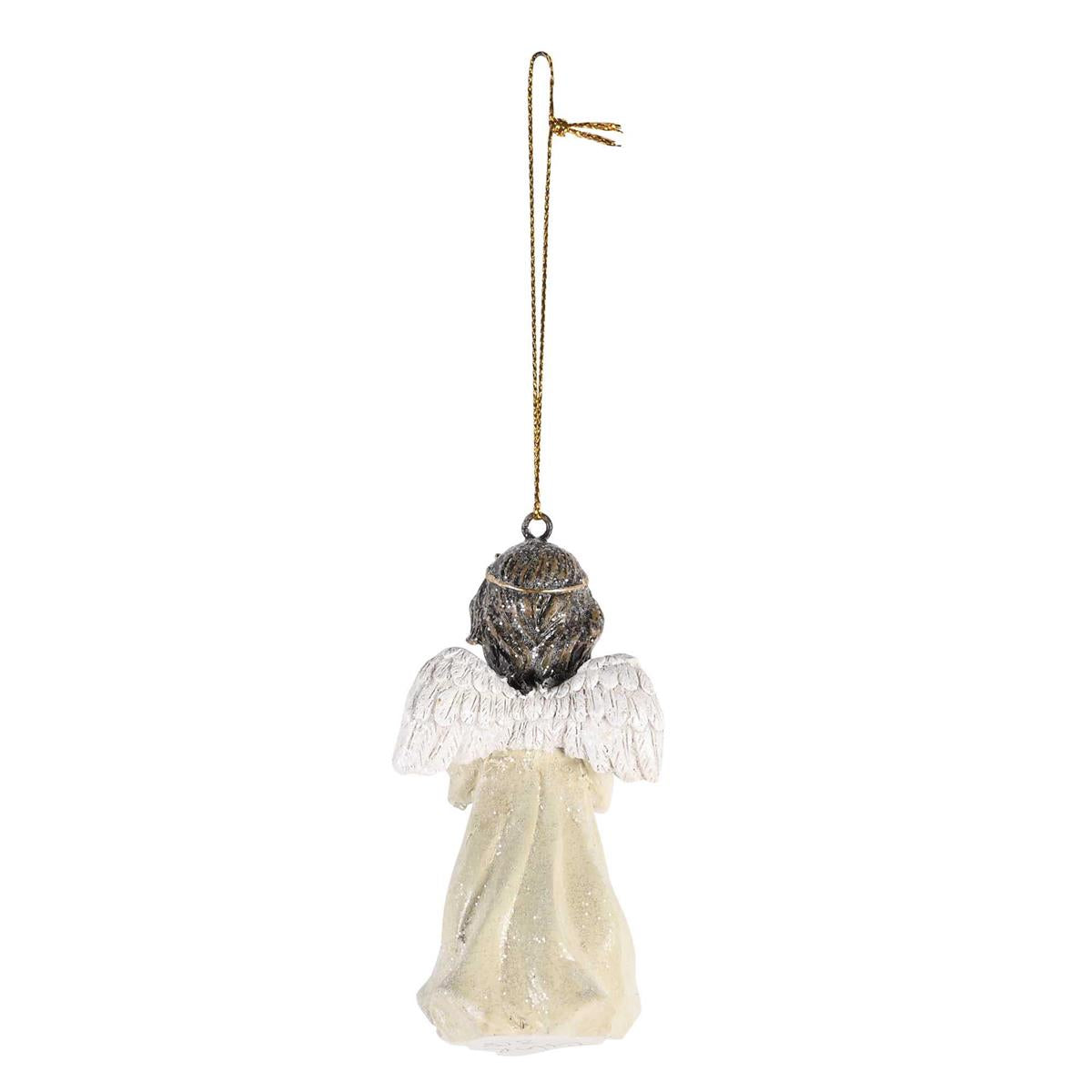 Ornament Angel With Book Glitter Body by Dicksons, product view 2