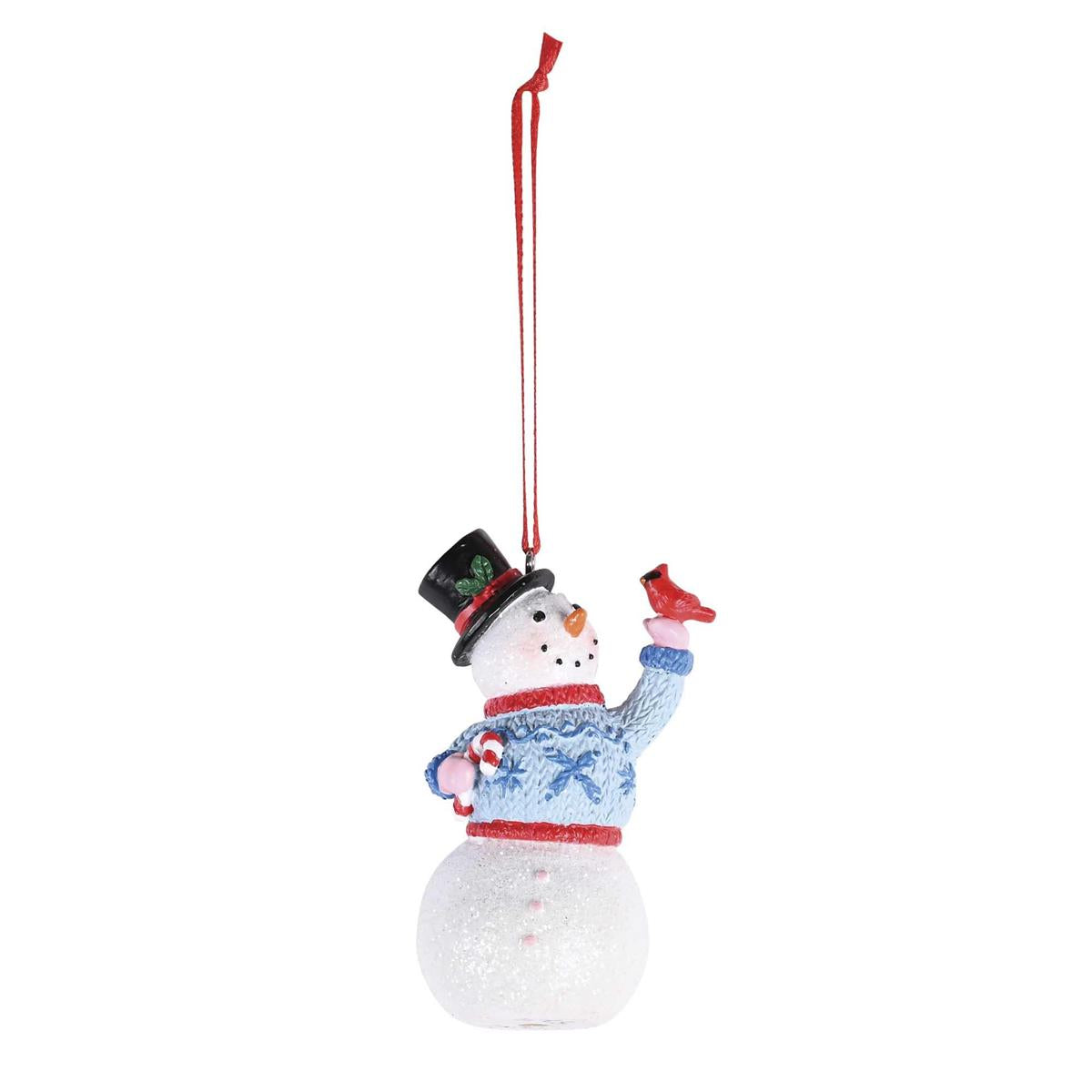Decorative Holiday Hanging Christmas Tree Ornament 2 x 3.5 Inch Resin Snowman by Dicksons