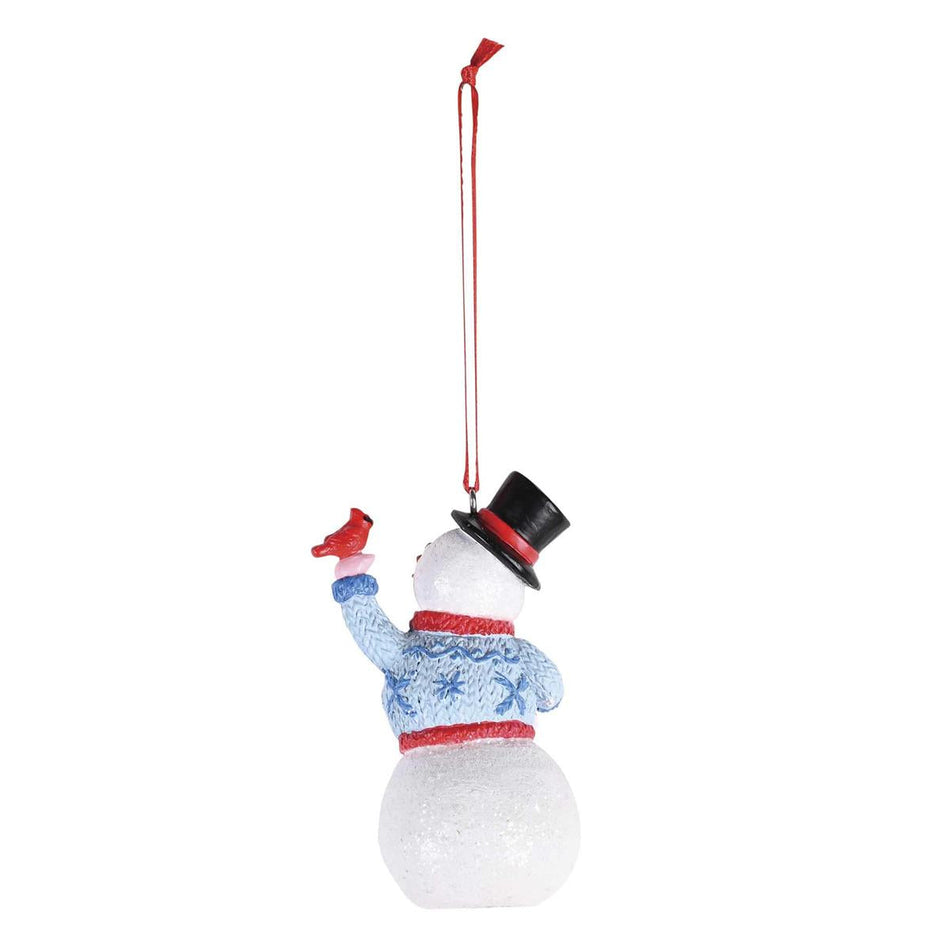 Decorative Holiday Hanging Christmas Tree Ornament 2 x 3.5 Inch Resin Snowman by Dicksons, product view 2