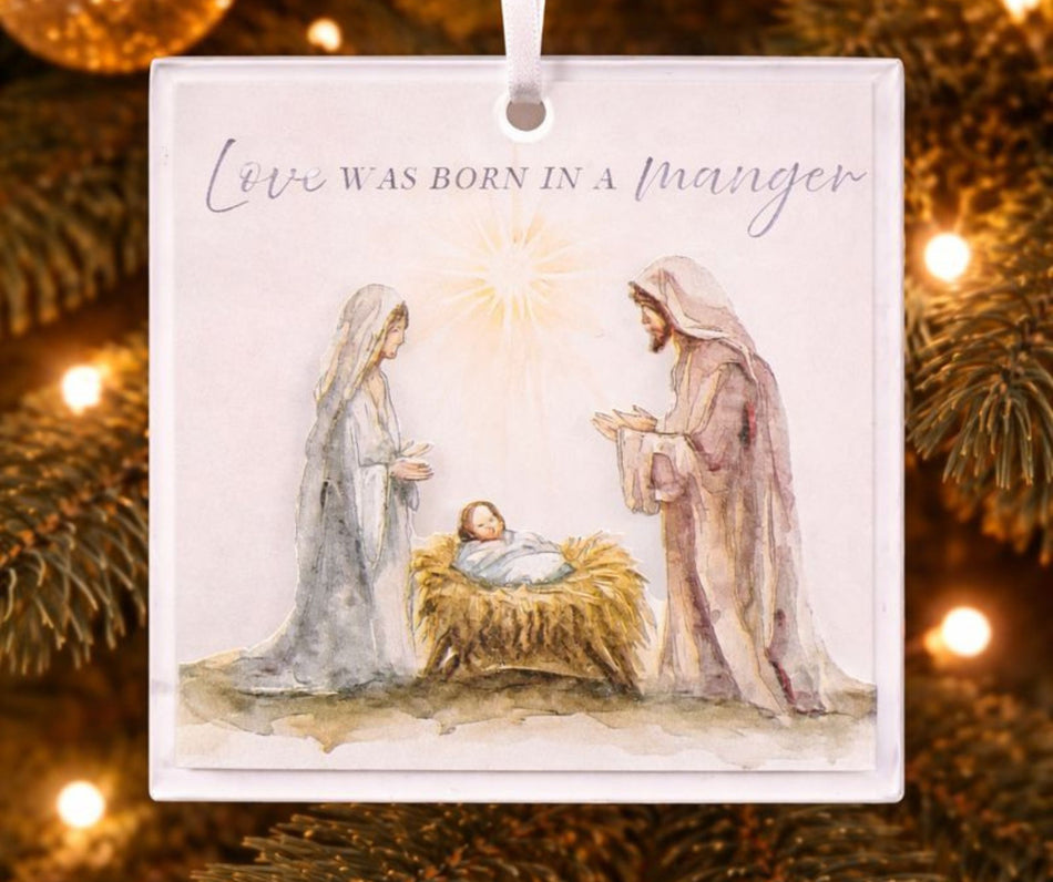 Ornament Love Was Born In A Manger by Dicksons, product view 2