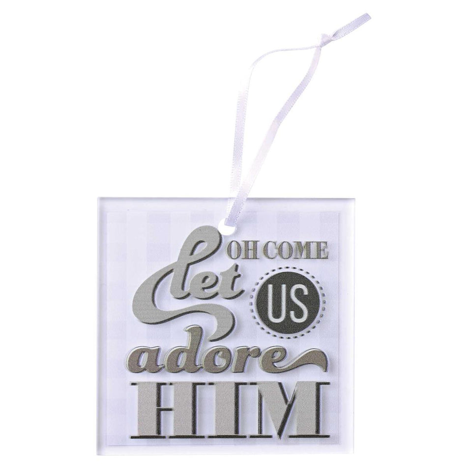 Ornament Oh Come Let Us Adore Him by Dicksons