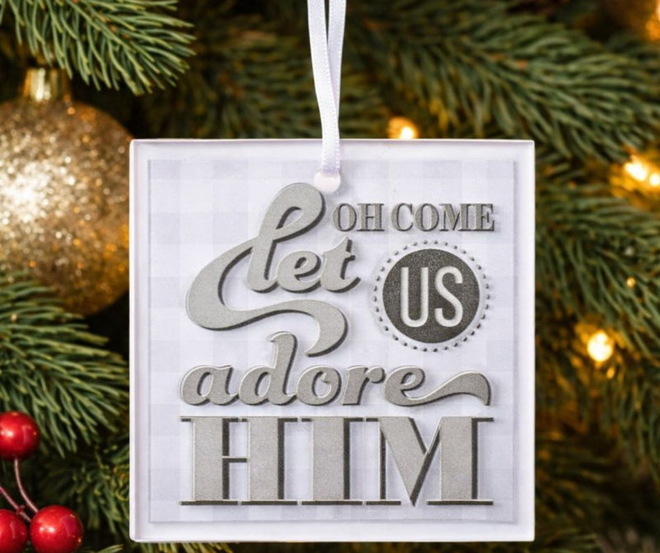 Ornament Oh Come Let Us Adore Him by Dicksons, product view 2