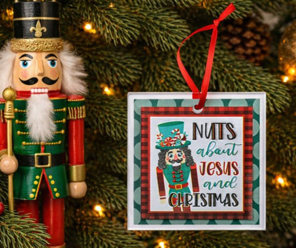 Ornament Nuts About Jesus Christmas by Dicksons, product view 2