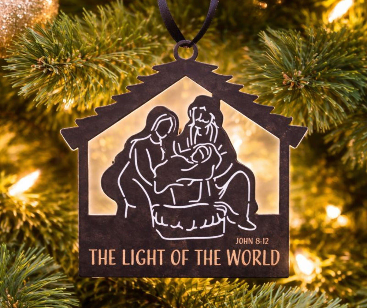 Ornament The Light Of The World 4" by Dicksons, product view 2