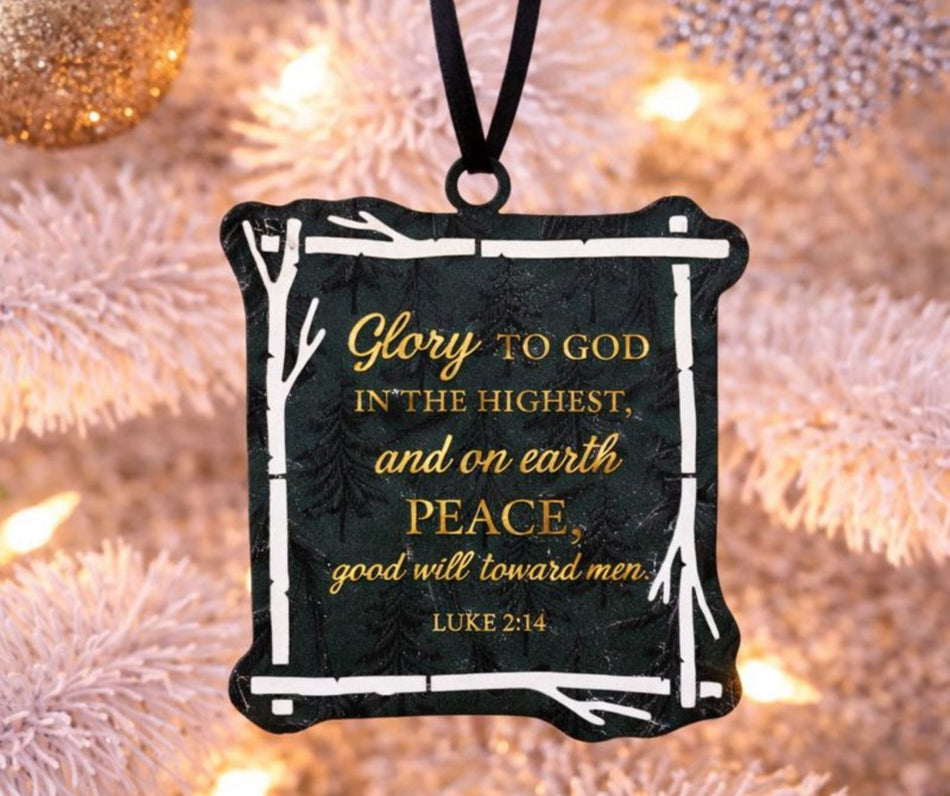 Ornament Glory To God In The Highest 4" by Dicksons, product view 2