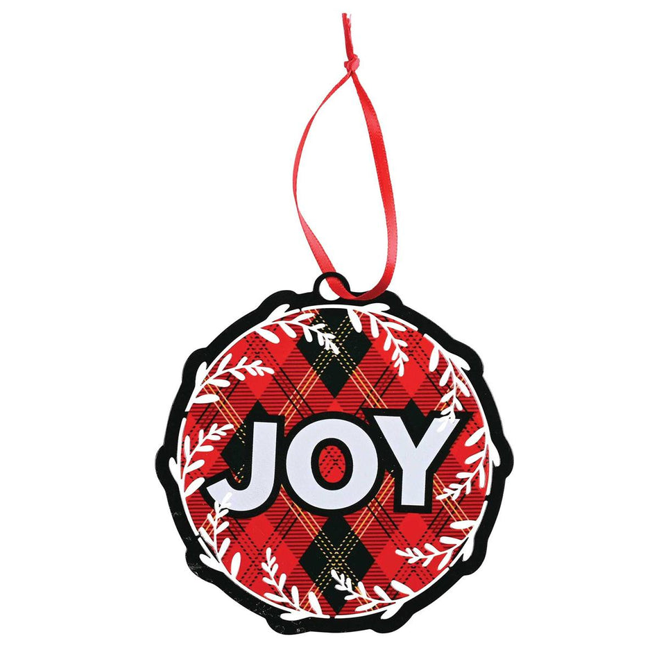 Ornament Joy Wreath Leaves 4" by Dicksons