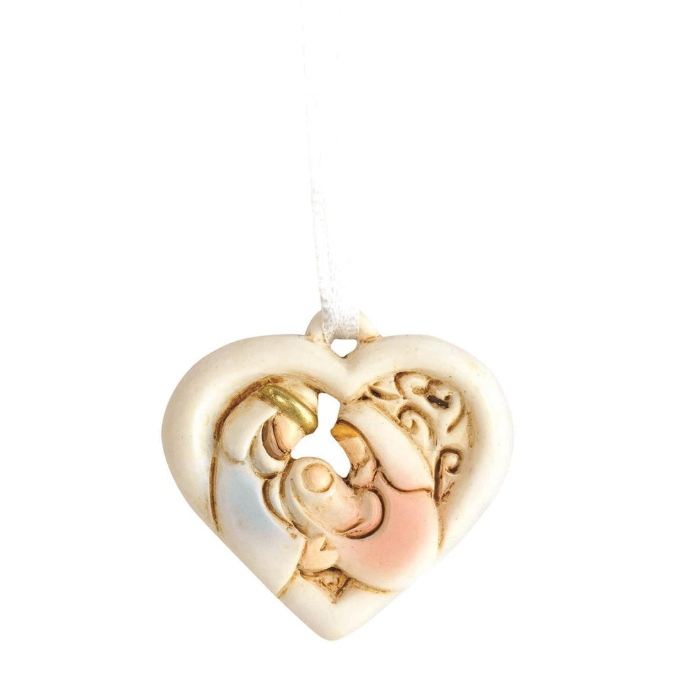 Holy Family in Heart Ornament (CHORNR-3004) by Dicksons