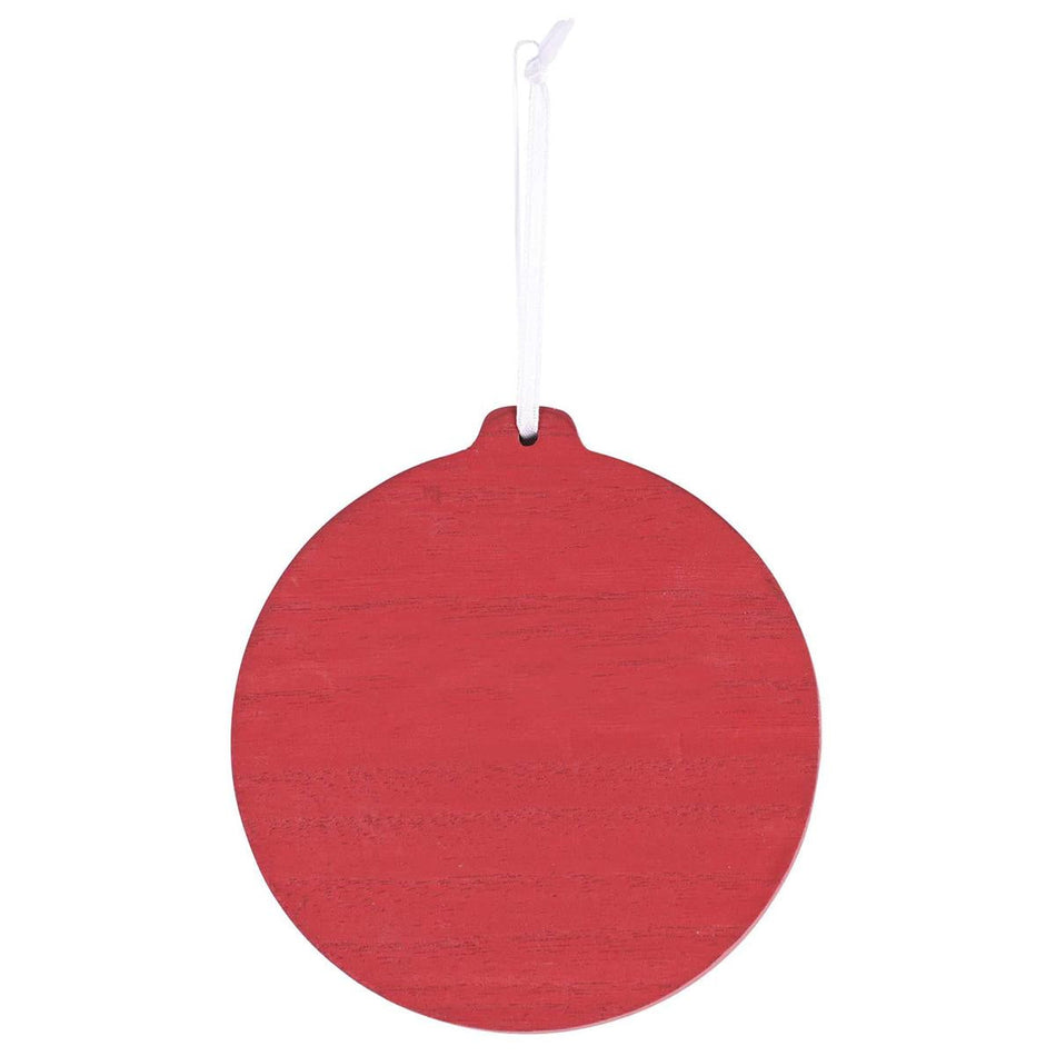 Decorative Holiday Hanging Christmas Tree Ornament 4 x 4.25 Inch MDF Joy by Dicksons, product view 2