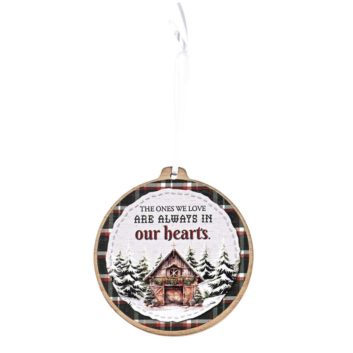 Ornament The Ones We Love Cabin 4.25H by Dicksons
