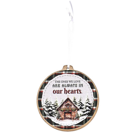 Ornament The Ones We Love Cabin 4.25H by Dicksons