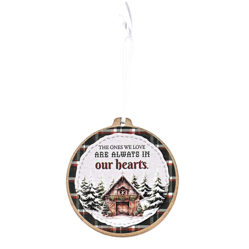 Ornament The Ones We Love Cabin 4.25H by Dicksons