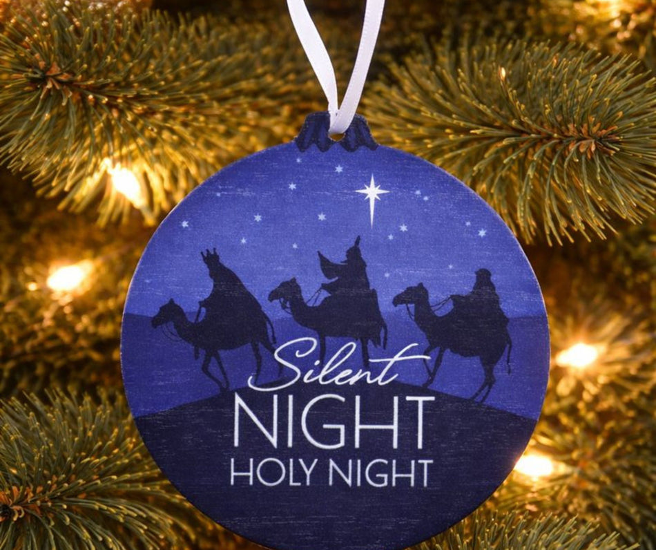 Ornament Silent Night Holy Night by Dicksons, product view 2