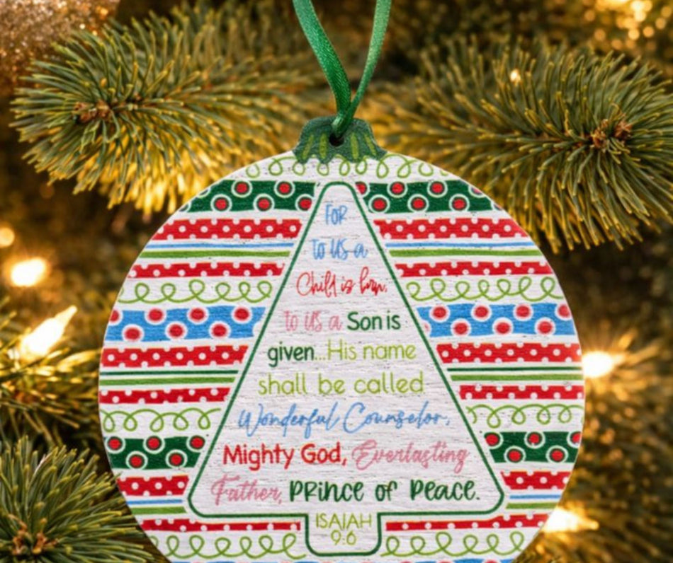 Ornament For To Us A Child Is Born by Dicksons, product view 2