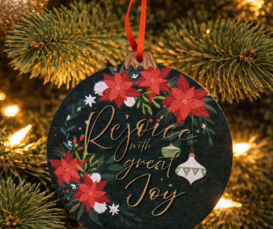 Ornament Rejoice With Great Joy by Dicksons, product view 2