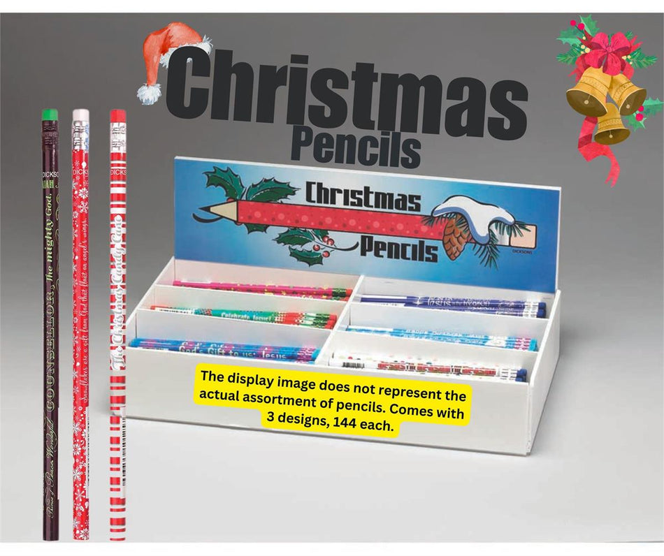 Pencil Assortment of 3 Christmas Designs by Dicksons