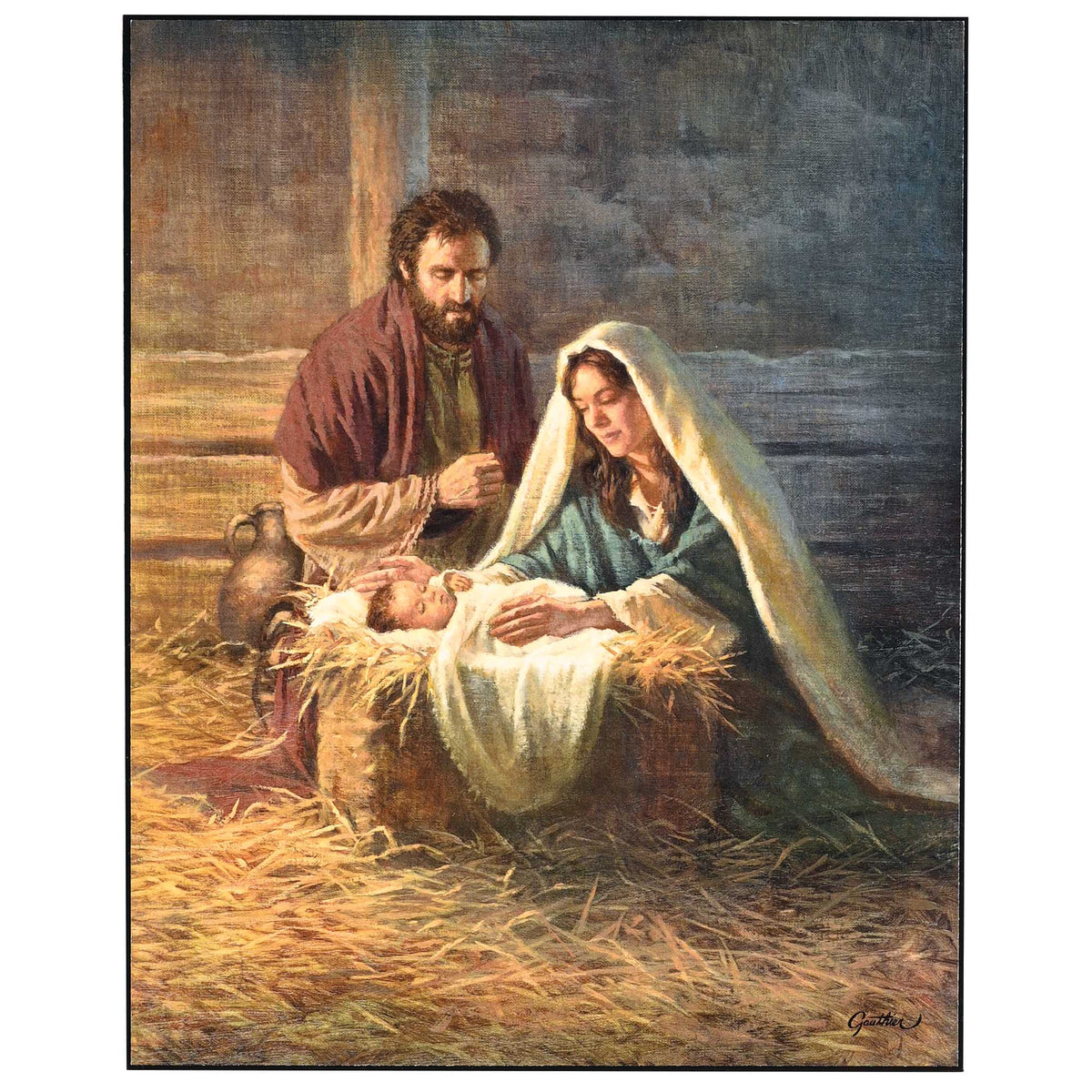 Wall Plaque Nativity MDF 8x10 by Dicksons, product view 2