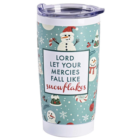 Christmas Tumbler Snowmen Snowflakes by Dicksons