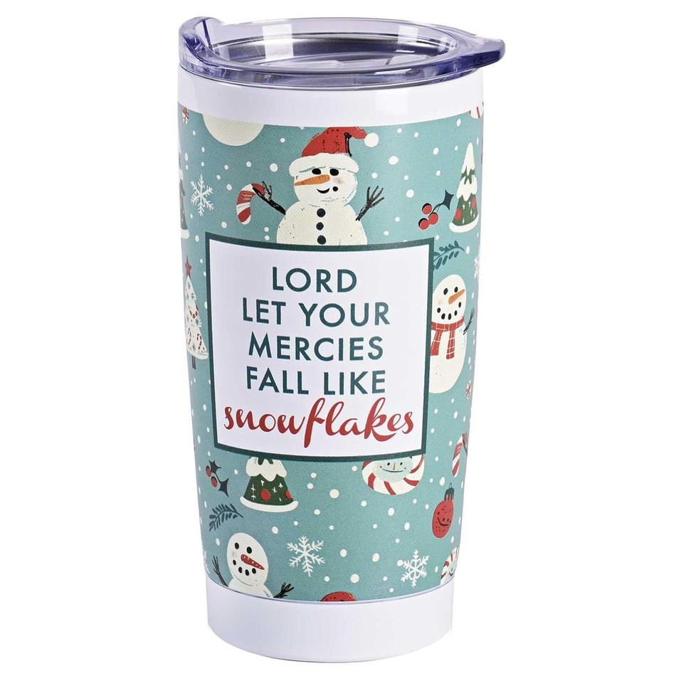 Christmas Tumbler Snowmen Snowflakes by Dicksons