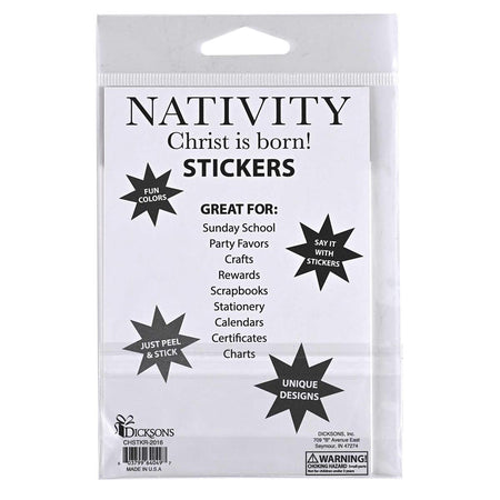 Sticker Sheets Nativity Scenes Square by Dicksons, product view 2