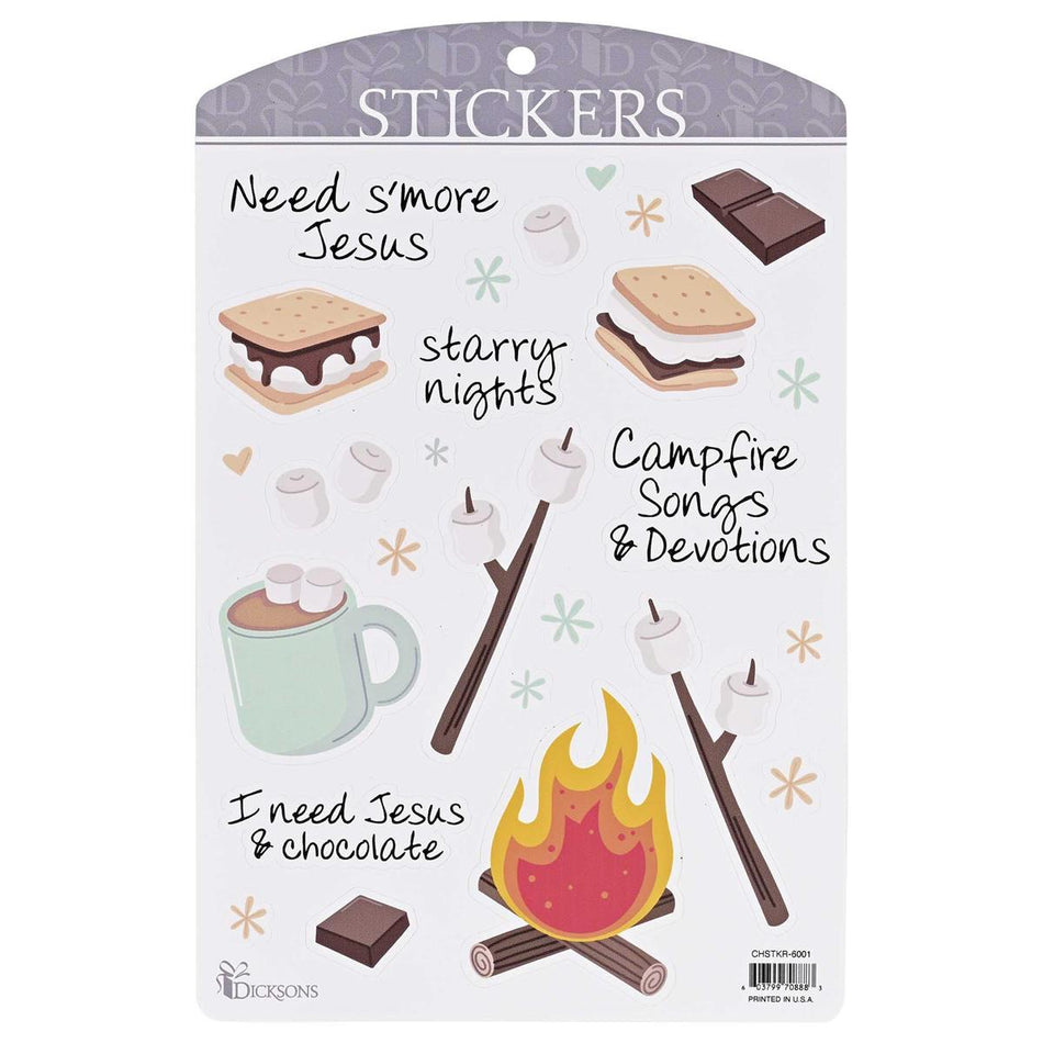Sticker Campfire Christmas Collection by Dicksons