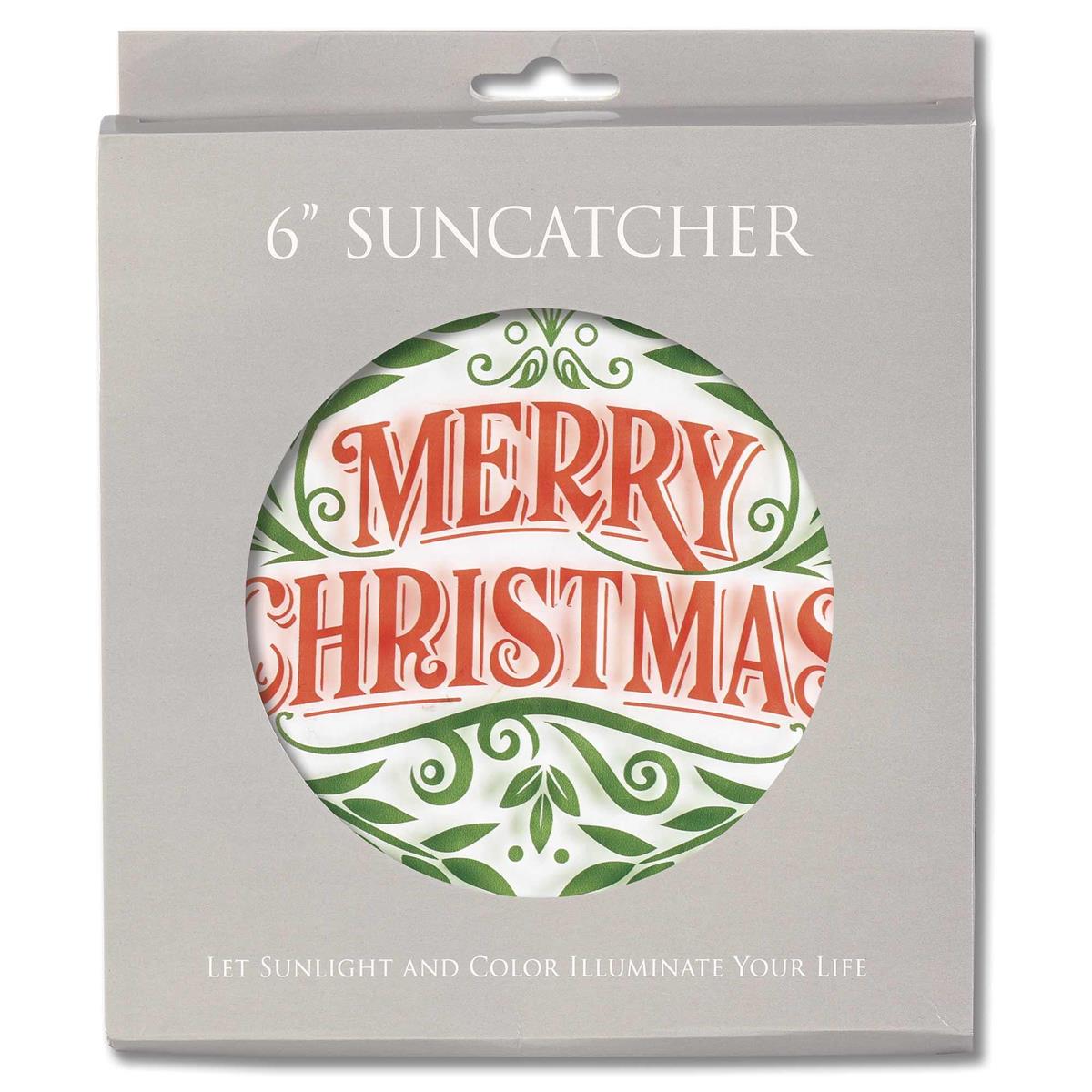 Suncatcher Merry Christmas Wreath by Dicksons, product view 2