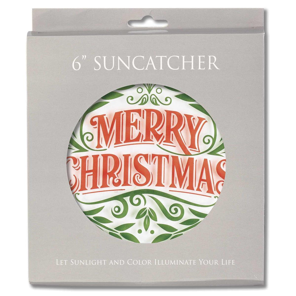 Suncatcher Merry Christmas Wreath by Dicksons, product view 2